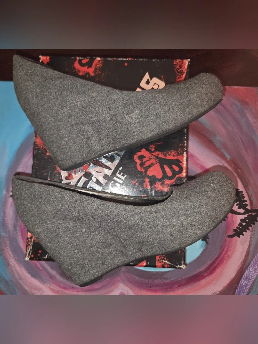 Fergalicious By Fergie Dreamer Grey Platform Wedge